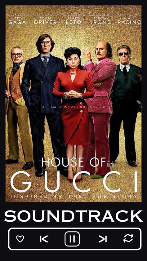 gucci movie soundtrack list|house of gucci soundtrack list.